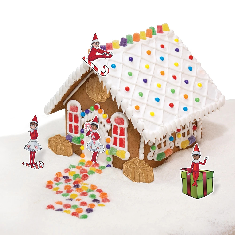 Cookies United Elf On The Shelf Gingerbread House Kit