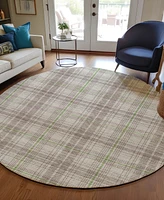 Addison Chantille Machine Washable ACN993 8'x8' Round Area Rug