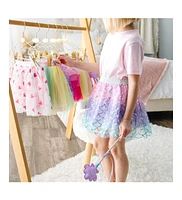 Sweet Wink Little and Big Girls Sparkling Mermaid Tutu Skirt