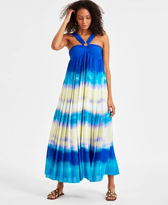 I.n.c. International Concepts Women's Pleated Maxi Dress, Exclusively at Macy's