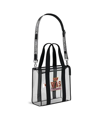 Wear by Erin Andrews Washington Commanders Stadium Tote Bag with Team Color Trim