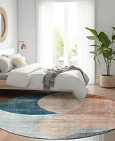 Addison Chantille Machine Washable ACN1140 8'x8' Round Area Rug