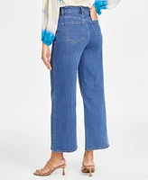 I.n.c. International Concepts Women's Wide-Leg High-Rise Denim Jeans