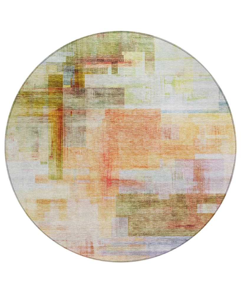 Addison Chantille Machine Washable ACN1067 8'x8' Round Area Rug