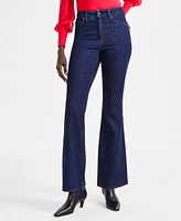 I.n.c. International Concepts Women's High-Rise Flare Jeans, Exclusively at Macy's