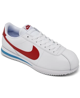Nike Men's Classic Cortez Leather Casual Sneakers from Finish Line