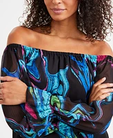 I.n.c. International Concepts Women's Off-The-Shoulder Top, Exclusively at Macy's