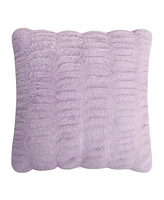 Juicy Couture Pleated Faux Fur Decorative Pillow, 20" x