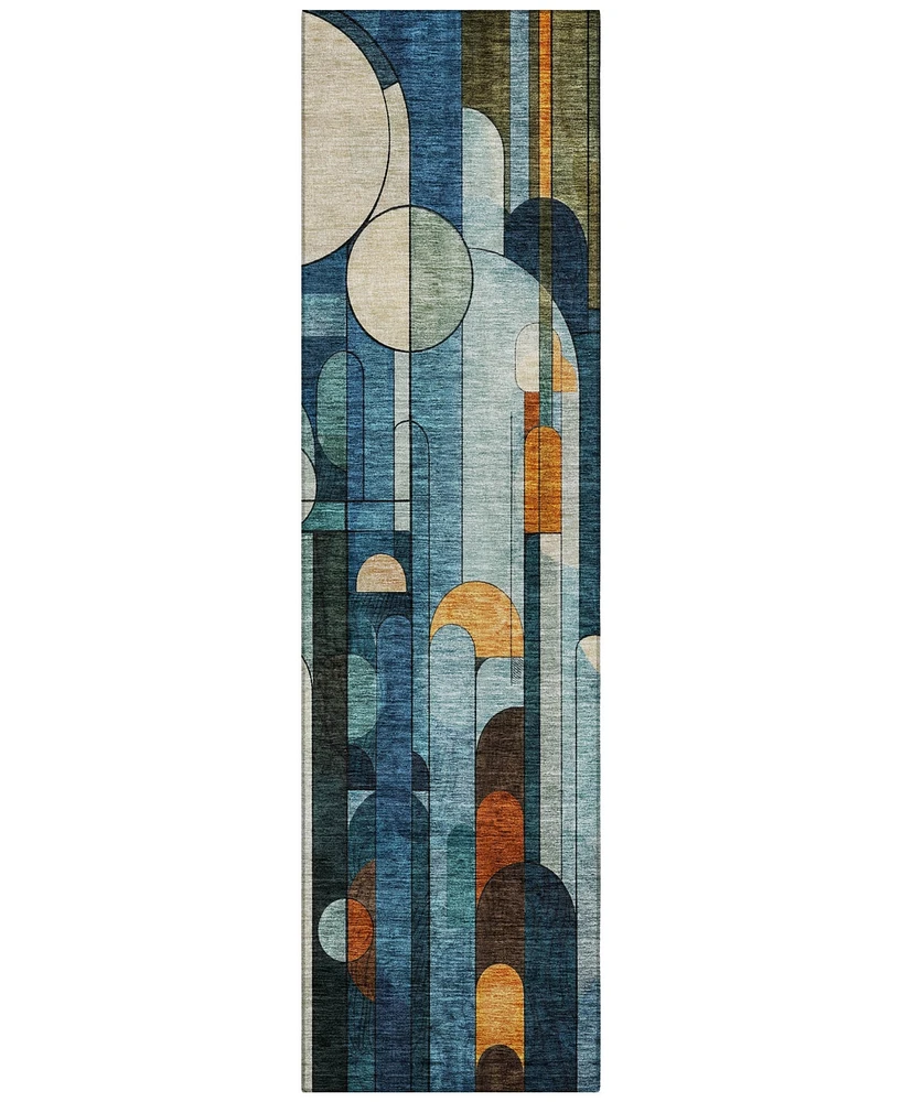 Addison Chantille Machine Washable ACN1125 2'3"x7'6" Runner Area Rug