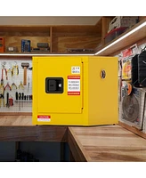 Flammable Safety Cabinet, Galvanized Steel, Laboratory Cabinets Explosion-Proof Cabinets Anti-Corrosion Chemical Reagents Instruments Protection Suppl