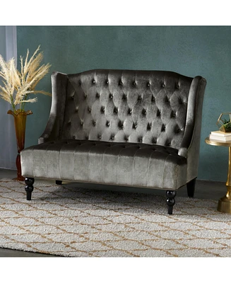 Loveseat Button-Tufted for Home or Office