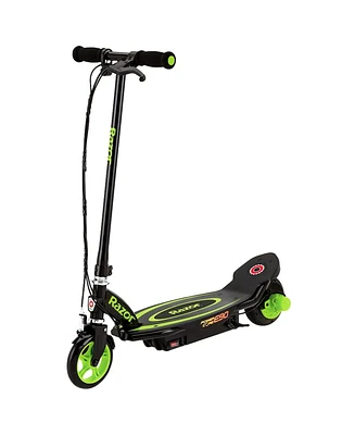 Razor Power Core E90 Sleek Electric Scooter with Push Button Throttle, Green