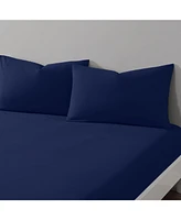 Micropuff Pillowcase Set with Matching Fitted Sheet – Soft, Durable