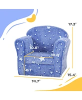 Qaba Kids Sofa with Glowing Star Design for 18-36 Months