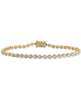 Diamond Teardrop Link Tennis Bracelet (1 ct. t.w.) in 14k Gold