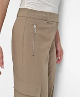 Dkny Women's High-Rise Cargo Pants