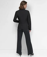 Dkny Women's Double Insert Zip-Front Jacket