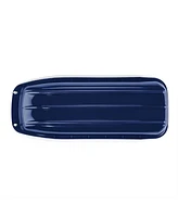 Lucky Bums Kids 48 Inch 1 Person Plastic Snow Toboggan Sled with Pull Rope