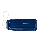 Lucky Bums Kids 48 Inch 1 Person Plastic Snow Toboggan Sled with Pull Rope