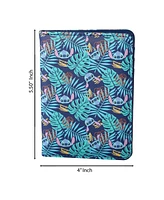 Disney Stitch Navy Hawaiian Print Passport Holder - Travel Organizer