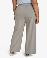 Calvin Klein Plus Menswear Wide-Leg Pants