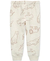 Carter's Toddler Boys Pull-On Animal Print Fleece Pants