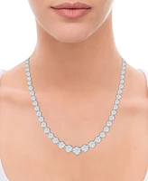 Diamond Cluster Necklace (5 ct. t.w.) in 14k White Gold