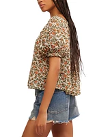 Free People Women's Astra Peasant Top