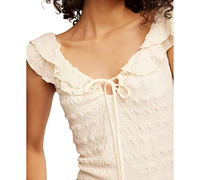 Free People Women's Love You More Ruffle Top