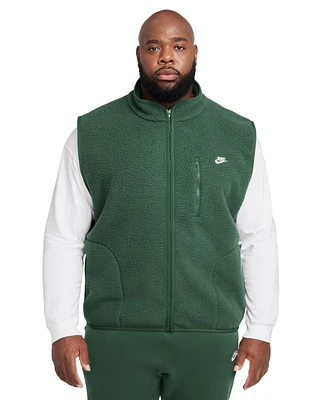 Nike Sportswear Club Men's Fleece Winterized Zip-Front Vest