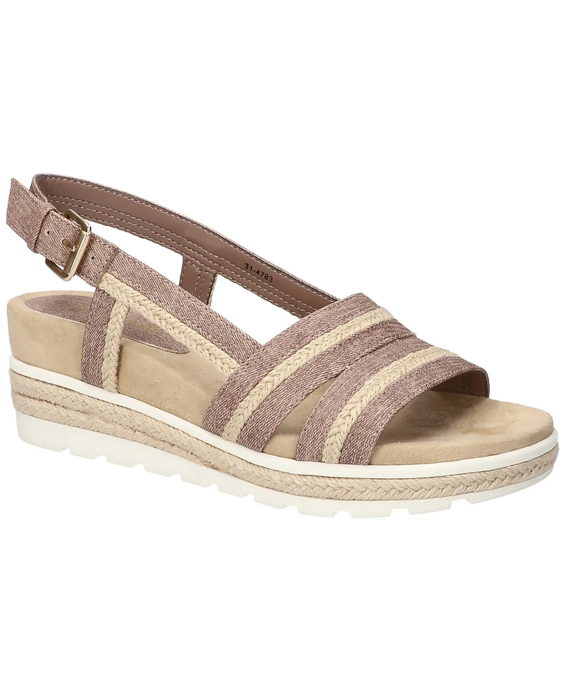 Easy Street Women's Mel Wedge Heel Sandals