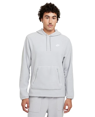 Nike Men's Club Fleece Terry Winterized Pullover Hoodie