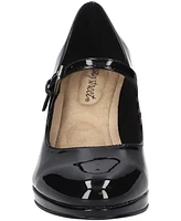 Easy Street Women's Zest Buckle Platform Pumps