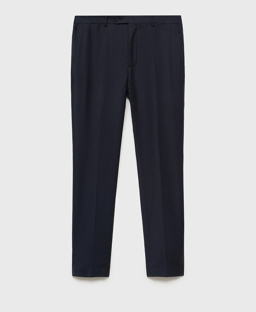 Mango Men's Slim-Fit Virgin Wool Suit Pants