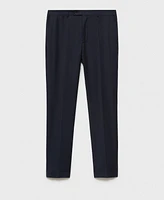 Mango Men's Slim-Fit Virgin Wool Suit Pants