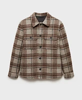 Mango Men's Flannel Overshirt