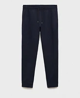 Mango Men's Cord Cotton Joggers