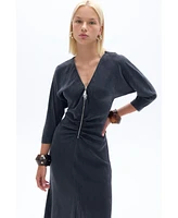 Nocturne Women's Draped Detail Dress