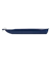 Lucky Bums Kids 48 Inch Plastic Snow Toboggan Sled with Pull Rope, Blue (2 Pack
