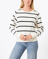 Cable & Gauge Women's Cropped Pullover Sweatshirt