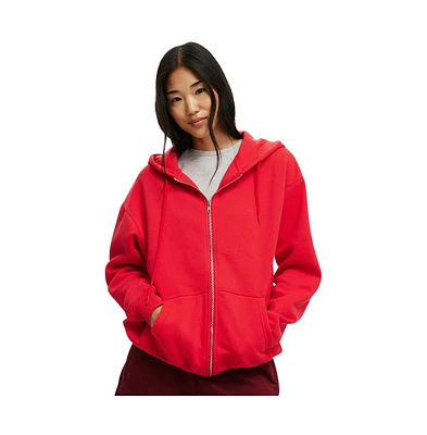 Cotton On Women's Classic Zip-Through Hoodie