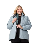 Free Country Women's Plus Size Back of Bell 3-in-1 Systems Jacket