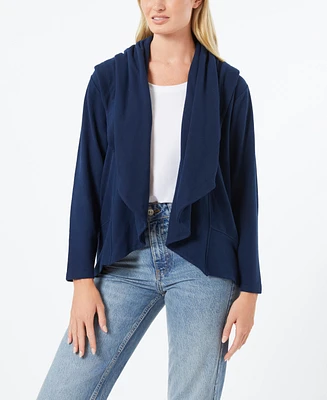 Cable & Gauge Women's Soft Plush Open Front Cardigan