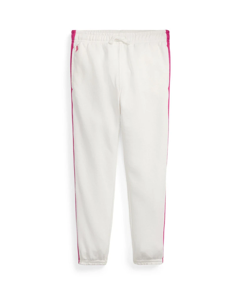 Polo Ralph Lauren Toddler and Little Girls Striped French Terry Jogger Pant