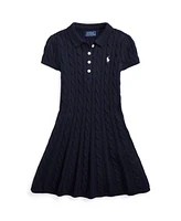 Polo Ralph Lauren Toddler and Little Girls Cable-Knit Cotton Sweater Dress