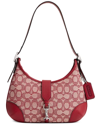 Coach Originals Signature Jacquard Hamptons Hobo Bag