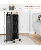 Sugift 1500W Oil Filled Space Heater with 3-Level Heat