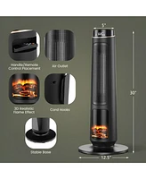 Skonyon 1500W Ptc Fast Heating Space Heater for Indoor Use-Black