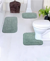 Home Weavers Radiant 3-Pc. Bath Rug Set