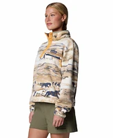 Columbia Women's Helvetia Ii Printed Cropped Half-Snap Fleece